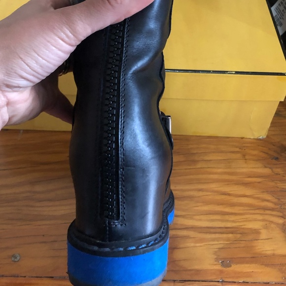 Fendi Hidden Wedge Moto Boot - Picture 3 of 4